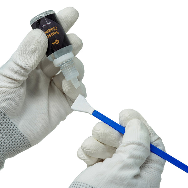 Kit de nettoyage pour capteur APS-C UES APSC-16 (14 tampons de nettoyage pour capteur APS-C 16 mm + 15 ml de nettoyant pour capteur)
