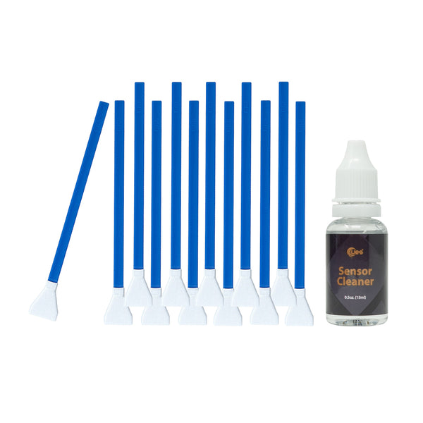 UES DDR-16 APS-C Sensor Cleaning Kit (12pcs 16mm Sensor Cleaning Swabs + 15ml Sensor Cleaner)