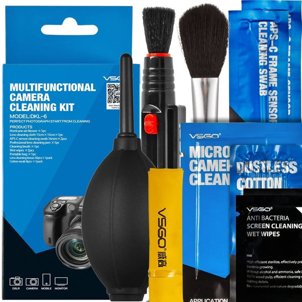 Sensor, Lens and Screen Cleaning Kits (DKL-6)