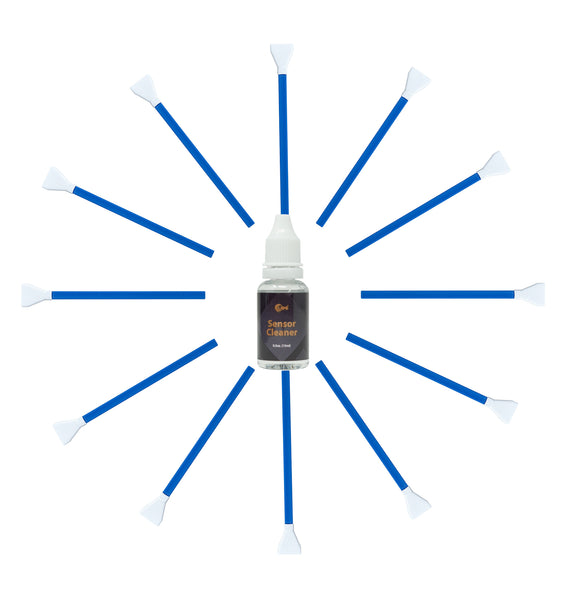 UES DDR-16 APS-C Sensor Cleaning Kit (12pcs 16mm Sensor Cleaning Swabs + 15ml Sensor Cleaner)